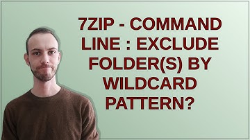 7Zip - Command Line : Exclude folder(s) by wildcard pattern?