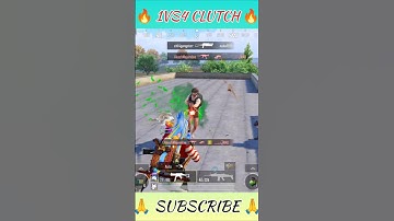 1VS4 CLUTCH 🔥 #pubgmobile #shortfeed #bgmi #foryou #newscop Like & Subscribe 🙏
