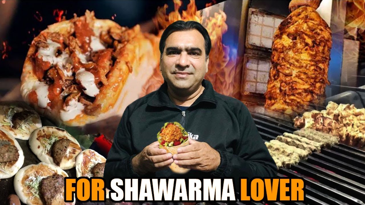 FOOD STREET CHICKEN SHAWARMA AT FAISALABAD | PAKISTAN STREET FOOD