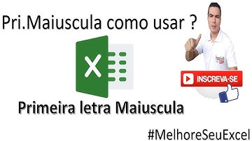 Primeira Letra Maiuscula no excel | Formula Pri.maiuscula no Excel