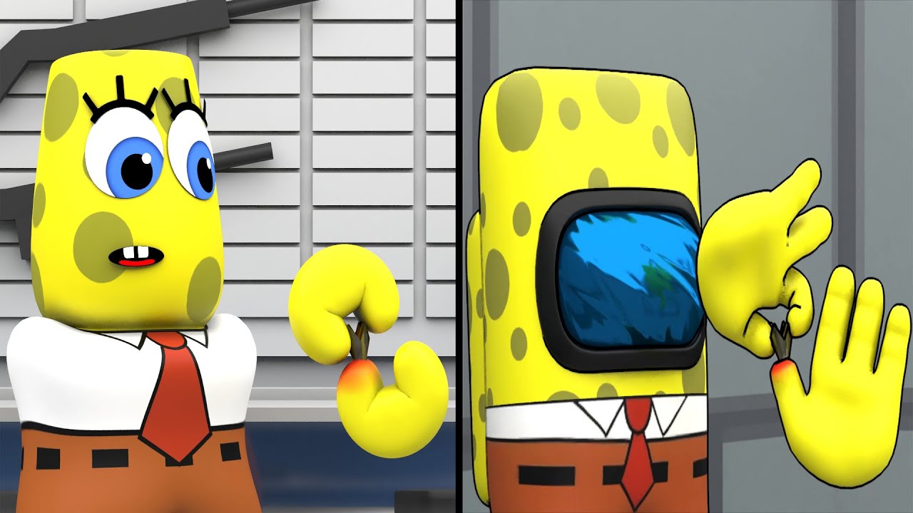 Roblox VS Among Us (removing a splinter) - YouTube