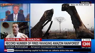 Cnn Effects Of Forest Fires In The Amazon With Daniel Aristizabal Amazon Conservation Team