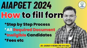 AIAPGET form Filling Process | AIAPGET Exam Date Announced | How to fill AIAPGET 2024 form, UPSC AMO