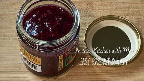 Best, Super Easy Raspberry Jam!! #Shorts - No Pectin