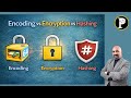 Encoding vs Encryption vs Hashing