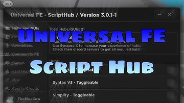 Universal FE Script Hub | Hydrogen - Fluxus - Delta - Arceus x Executor