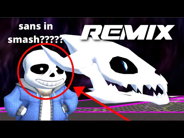 Project M EX REMIX - SANS IN SMASH BROS.???? (sans has been updated!) class=