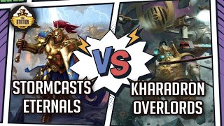Мультшоу STORMCASTS ETERNALS VS KHARADRON OVERLORDS Репорт 2000 pts Warhammer Age of Sigmar