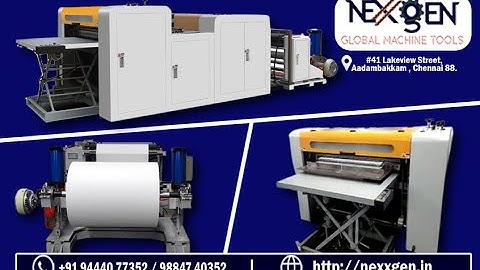 A4,A3,A2,A0 automatic Paper cutting machine with collection table