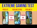 Realme 6, 6 Pro, POCO X2 PUBG Test with GFX Tool | Battery Drain Test | 720G Beaten? [Hindi]