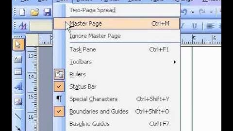Microsoft Office Publisher 2003 Move a margin guide column guide or row guide