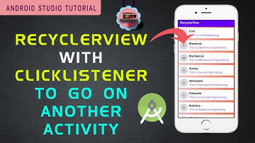 Recyclerview Part-1 | Recyclerview with clickListener | Pass data to another activity | Best Trick..