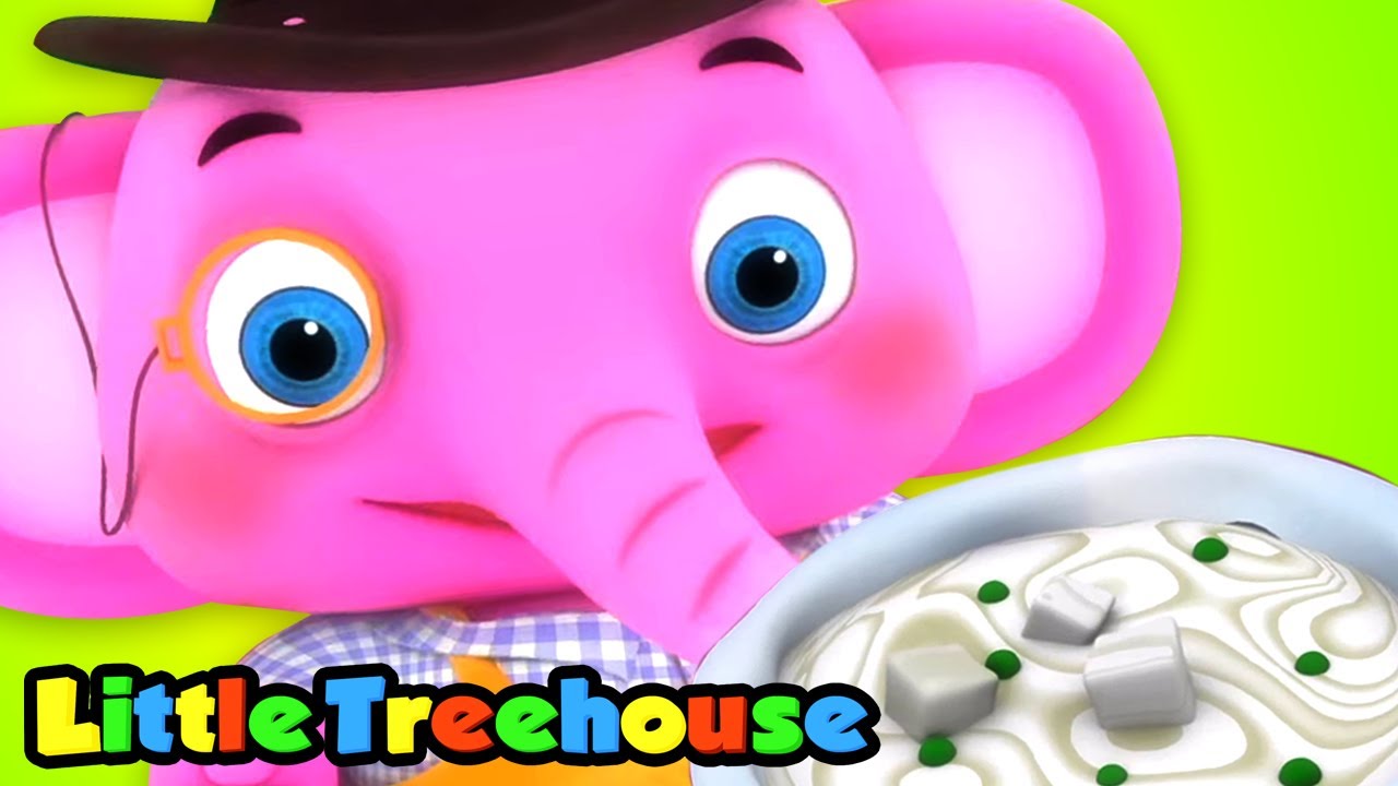 ⁣Ervilhas mingau quente | Canção infantil | Animação | Little Treehouse Português | Desenhos animado