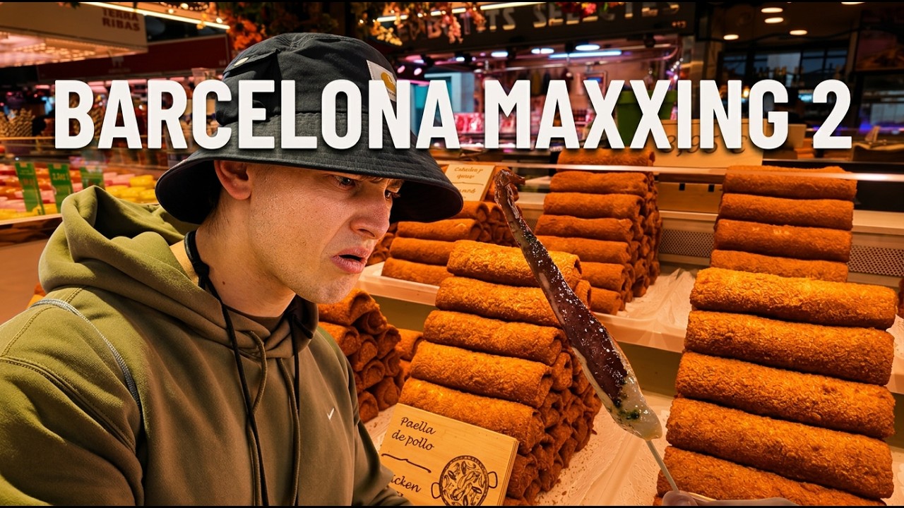 Barcelona maxxing 2 - největší trh s jídlem, nejhezčí výhled / Španělsko / Průzkumník Petr