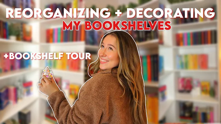 reorganizing and decorating my bookshelves + bookshelf tour! | bookmas day 7 📚📖