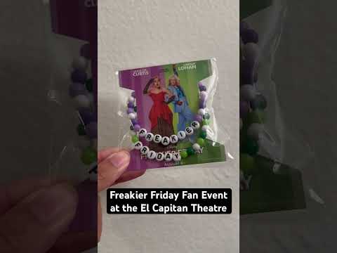 Freakier Friday Fan Event At The El Capitan Theatre Hollywood