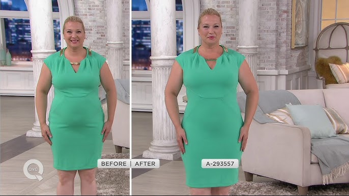 Spanx Oncore Open Bust Mid-Thigh Bodysuit on QVC 
