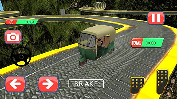 Tuk Tuk Auto Rickshaw Impossible Track Stunt Racing Game || Tuk Tuk Auto Rickshaw Game