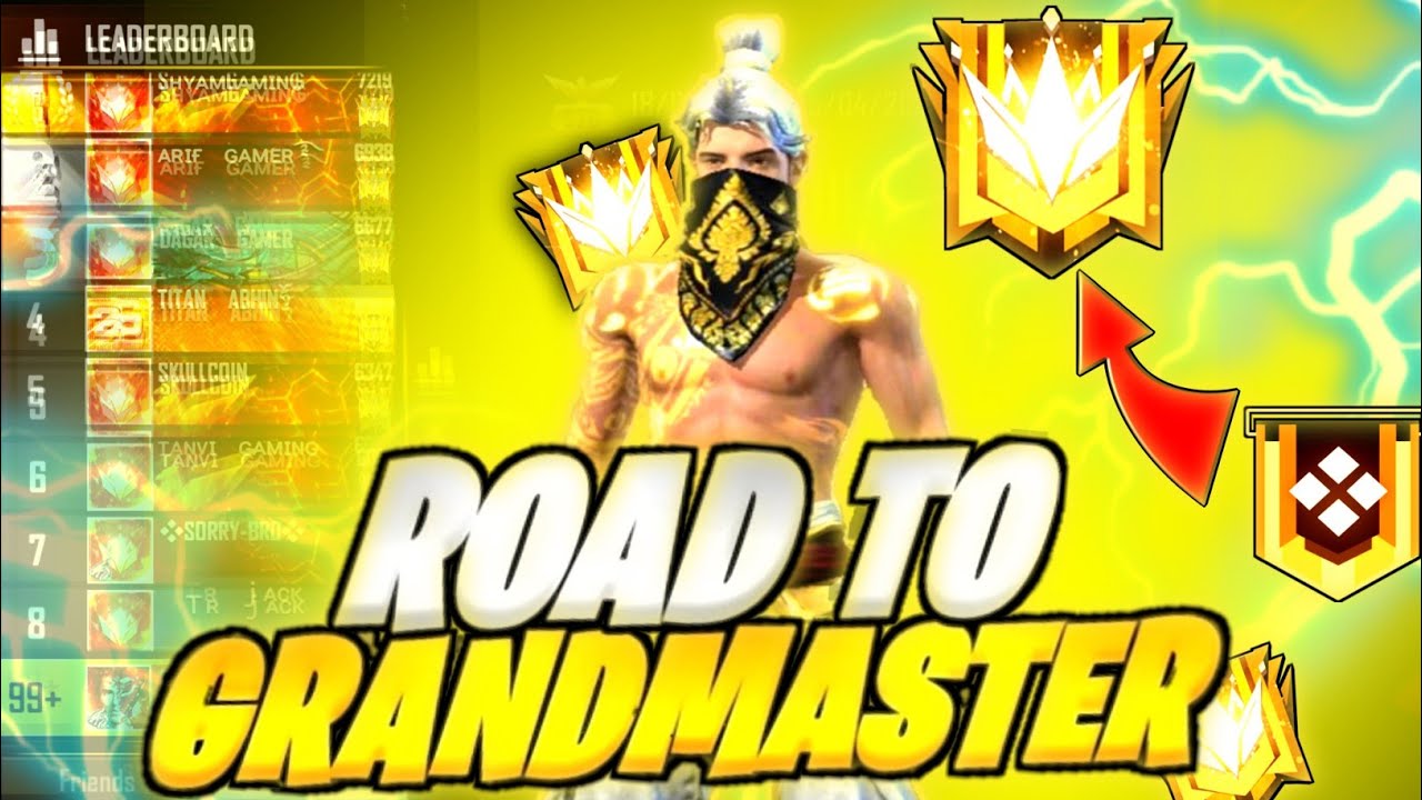Free Fire Rank Push grand Master Live Stream || 123 GAMER || #LIVE # ...