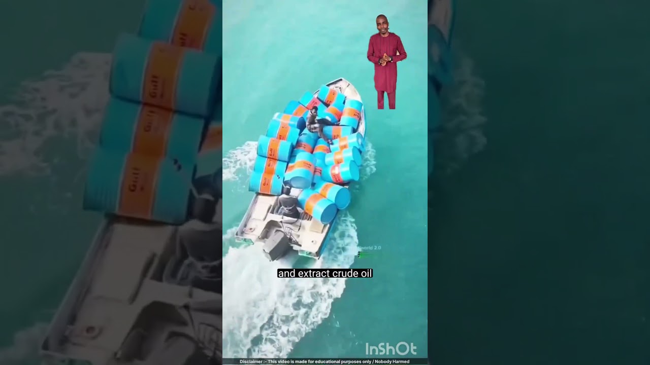 this guy is making millions by etracting crude oil from the ground 