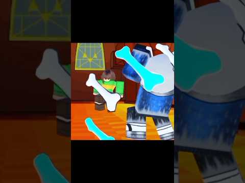 когда думал что одинок, но остался ещё один... #roblox #undertale #sans #chara