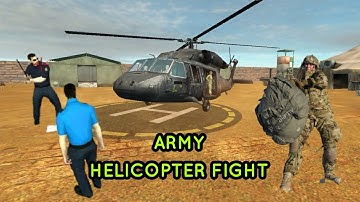 US Army Helicopter Rescue - US Army Coach Bus Driving Simulation | Android iOS Gameplay