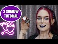 KVD Violet Aurora Dazzle Gel Eyeshadow Tutorial for Hooded Eyes #hoodedeyemakeup