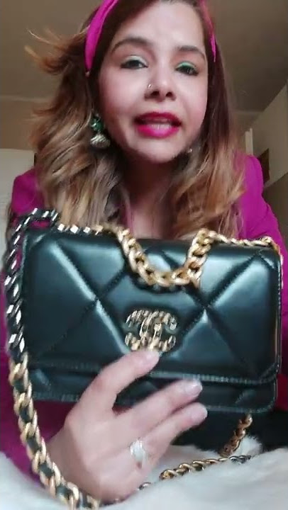 Chanel UNBOXING Chanel 19 WOC Wallet on Chain in Blue Goatskin Leather from  20S2 Collections 