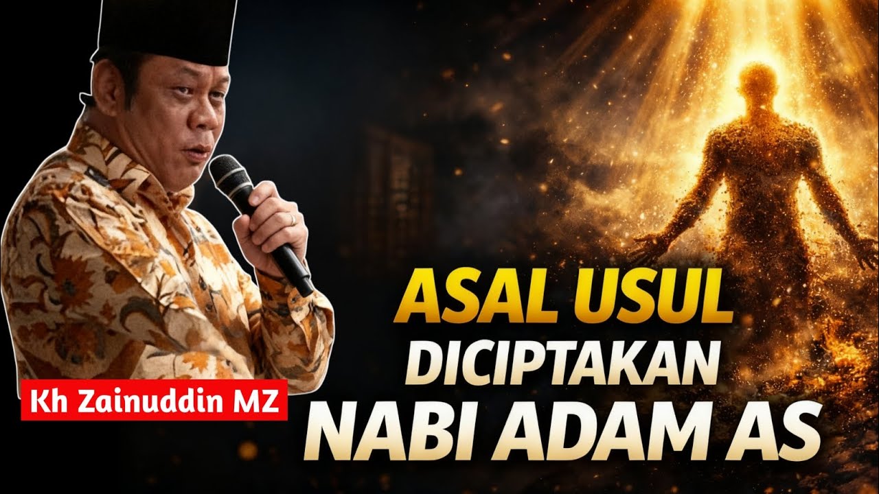 Asal Usul Diciptakannya Nabi Adam AS – Manusia Pertama di Dunia | Kh Zainuddin MZ 