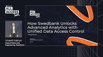 How Swedbank Unlocks Advanced Analytics | Immuta Customer Stories