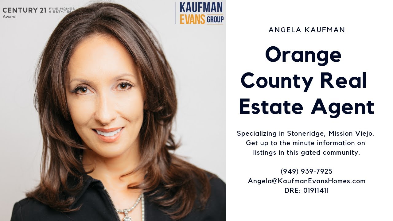 Orange County Real Estate Agent Angela Kaufman YouTube