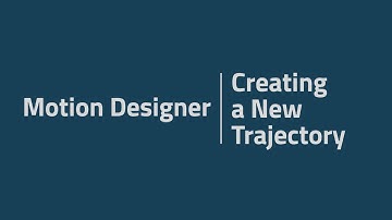 Motion Designer Tutorial 2 - Creating A New Trajectory