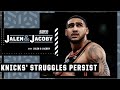 Knicks blow a 28-PT lead! ‘I’M OUT’ says David Jacoby 😂 | Jalen & Jacoby