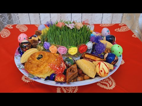 #Novruz bayramı 2024il #bayram süfrəsi #Novruz şirniyyatları ☘️🌻🍀🦋🐞🪻🌷