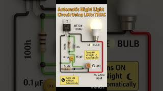 Automatic Night Light Circuit Ldr&Triac