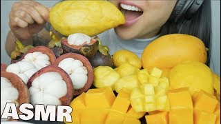 ASMR Mangos + Mangosteen (SOFT RELAXING EATING SOUNDS) | SAS-ASMR