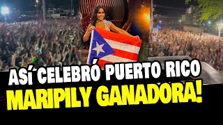 MARIPILY GANÓ LA CASA DE LOS FAMOSOS Y ASÍ CELEBRÓ PUERTO RICO ¡SE DESCONTROLÓ!