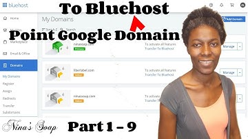 How to Point Google Domain to Bluehost – Part 1 of 9