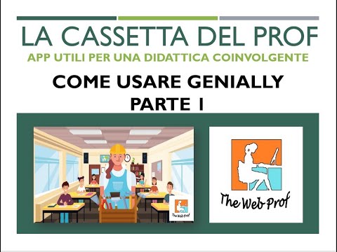 DaD Cassetta del Prof Usare Genially per creare app Parte I