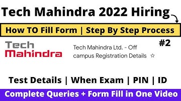 Tech Mahindra Off Campus Hiring 2022 | Step By Step Registration Process | Confirm Mail PART-2
