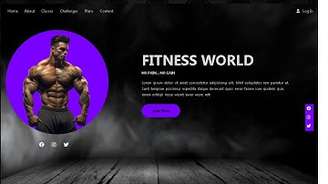 How To Make An "Gym Website Landing Page" Gym website Landing page