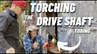 CUSTOM DRIVESHAFT: TORCHING THE TUBE TO ATTACH YOKE AND UJOINT