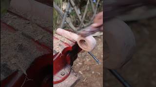 How To Make Spinning Top Handle From Wood, Easy To Make -Diy #Shorts