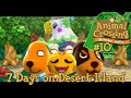 7 Days on Desert Island | Animal Crossing: New Leaf #10 (Welcome Amiibo)