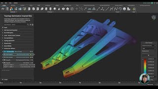 Topology Optimization Driven Ribs on a Swing Arm