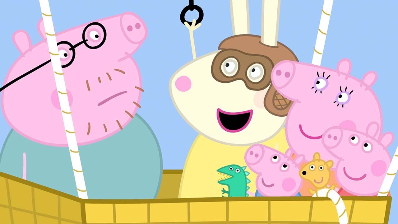 The Balloon Ride 🐷🎈Peppa Pig Cartoons with Subtitles