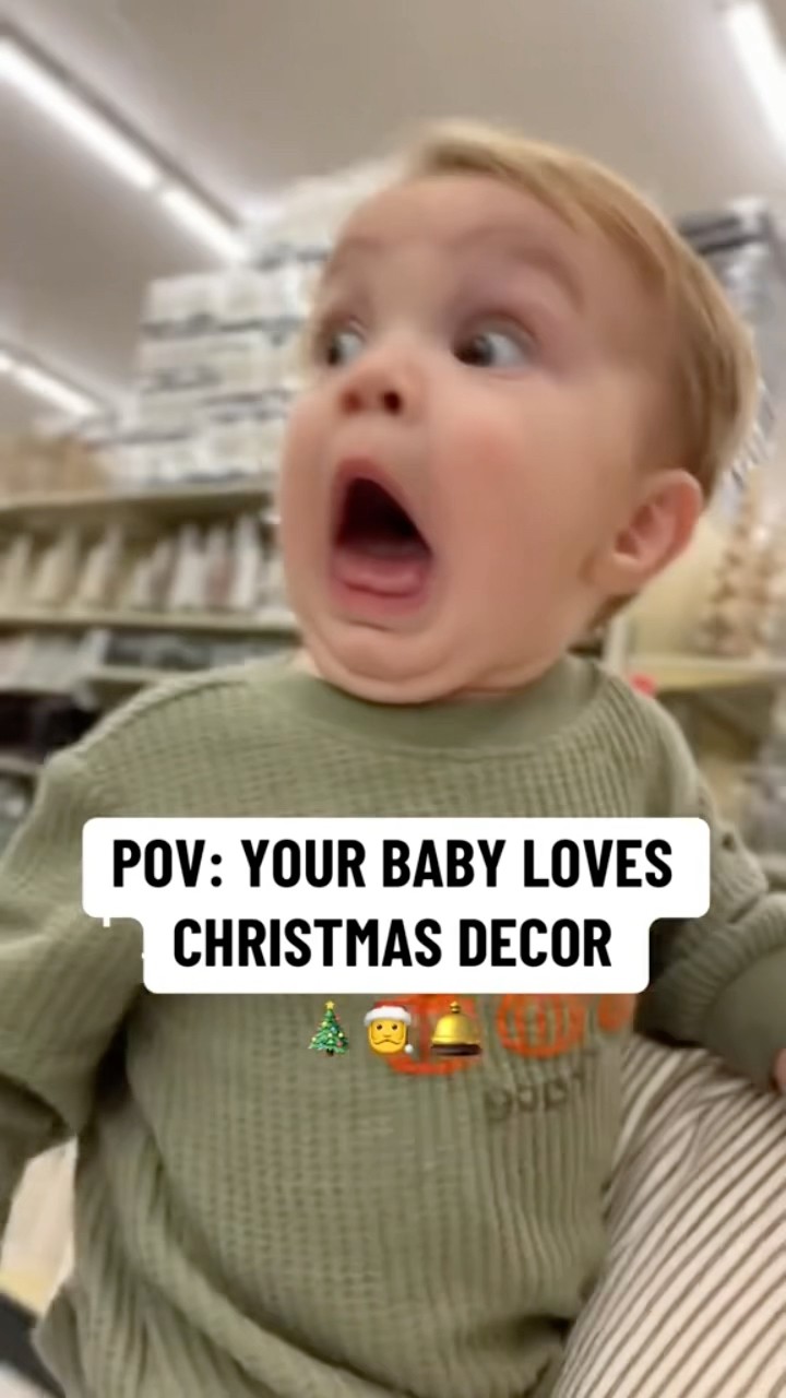 Lil bro is excited for Christmas ??