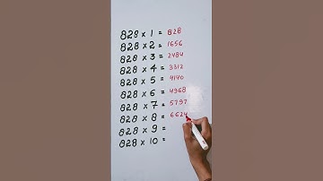 Find mistake in last digit of Table 828..🤔#maths #reasoning