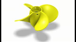 Impeller with helix profile