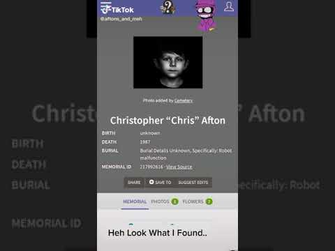 proof the afton family might be real [] video not mine!![]